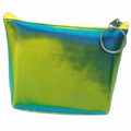 3D Lenticular Purse with Key Ring - Stock - Blue/Green